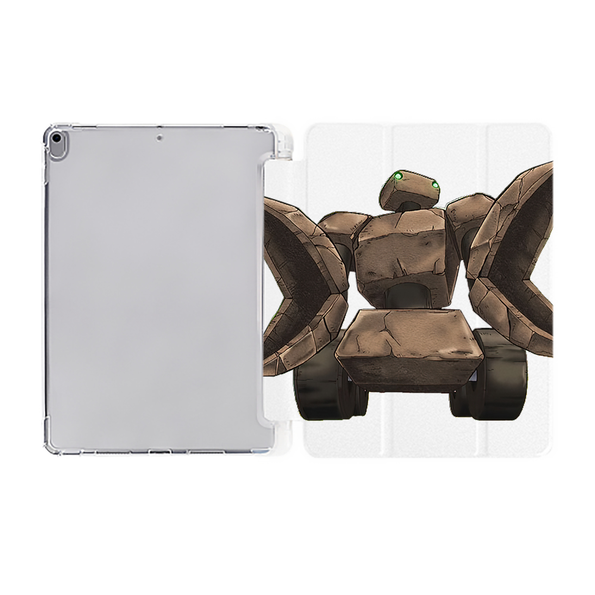 （画像用） 遊☆戯☆王 Yu-Gi-Oh! IPad ケース ペン収納付き 三つ折りスタンド PUレザー×シリコン 対応機種9.5/10.5/10.9インチ